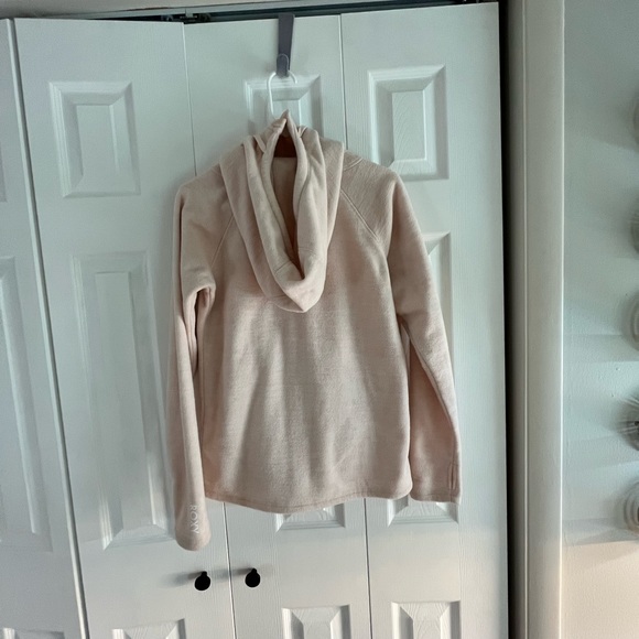 Roxy Hooded Fleece Pale Pink size small - Picture 4 of 6